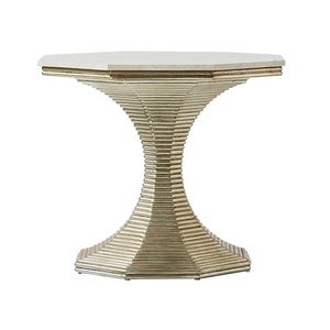 Mesa de centro de aluminio de tamaño estándar de diseño elegante, mesa auxiliar decorativa casera, superventas, mesa de centro de Metal - Product Image 5