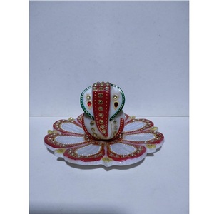 Platos Decorativos Pintados a Mano con Ídolos Hindúes, Arte Mural Decorativo para Templo, Hogar, Sala de Estar y Otras Decoraciones del Hogar - Product Image 6