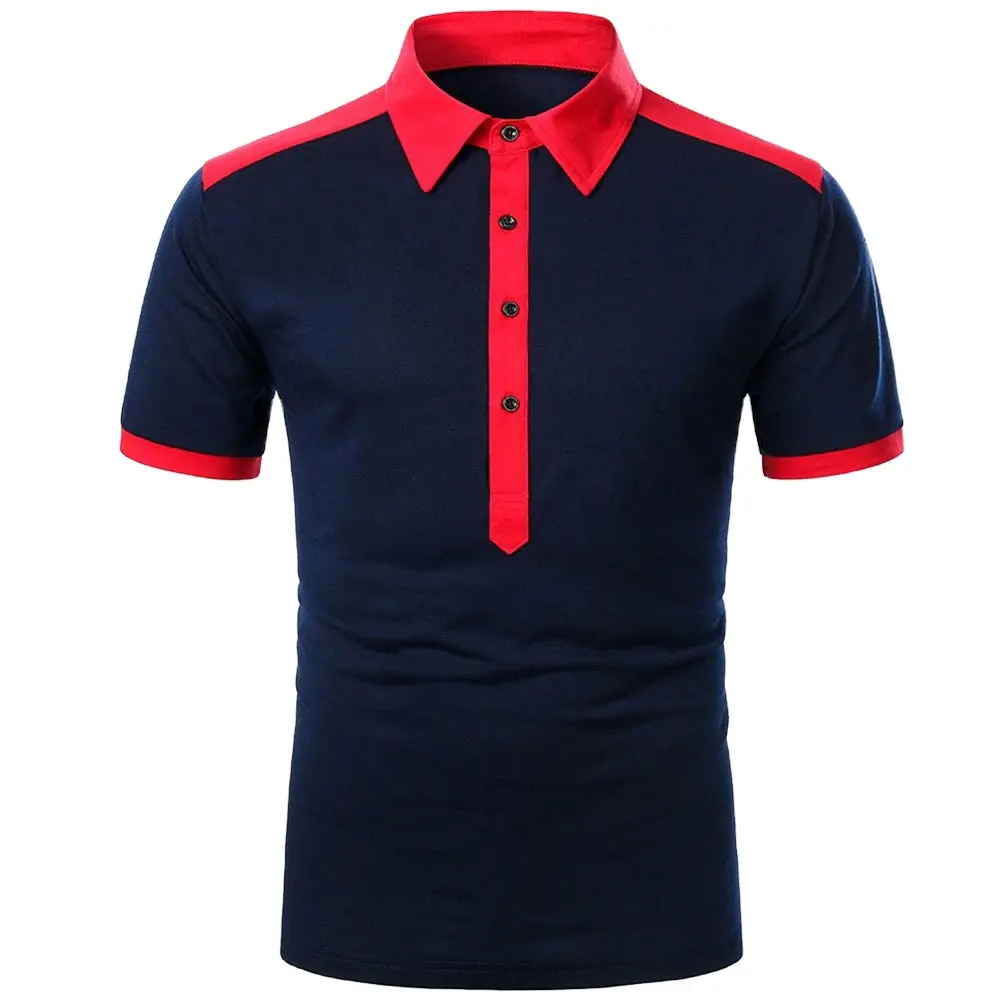 Individueller bestickter Druck Logo Schmerz 100 % Baumwolle oder Polyester Herrenuniform Golf Polo-Shirts individuelle Farbe Polo-Shirt
