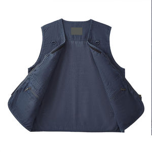 Verano nuevo último diseño Venta caliente adultos tamaño hombres Multi bolsillos hombres Chaleco de carga de alta calidad hombres Chaleco de carga - Product Image 3
