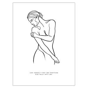 Juego de 3 impresiones artísticas de Madeleine Line-Art - Product Image 1