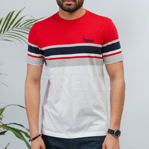 Wholesale 230gsm Heavyweight Cotton Bamboo Fiber Oversized Boxy Hip Hop T-Shirt Custom Designed Patterned Regular Length Men - Product Image 2