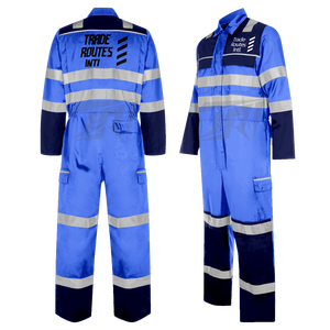 Weatherproof Safety Set <b>Overall</b> Polyester Bib Button-Up Shirt Crew Necks Logo Premium Quality for Skilled Labor Bulk Orders - Product Image 5