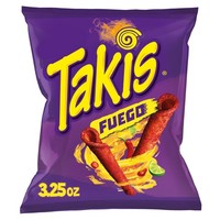 Precio al por mayor Takis Fuego, chips de tortilla de patata enrollados, semiblandos, listos para comer, fritos, salados, envasados al vacío, 92g