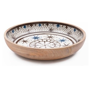 Grossiste de saladier en bois Design attrayant Bol de service fait à la main Bol de service en bois classique élégant et fantaisie - Product Image 3