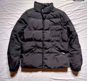 Chaqueta acolchada personalizada de alta calidad Unisex, chaqueta acolchada ajustada de estilo Vintage con cuello levantado, logotipo personalizado bordado para invierno - Product Image 3