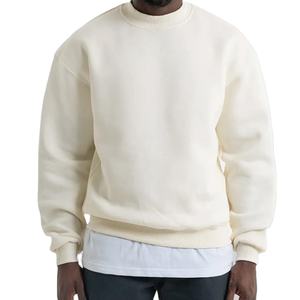 Sudadera de Forro Polar Extra Grande para Mujer, Cuello Alto, Moda al por Mayor, Sudadera Lisa para Hombre, Estilo Urbano, Alta Calidad - Product Image 1