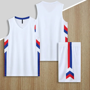 Maillots et shorts de basket-ball athlétiques pour jeunes hommes et femmes, imprimés par sublimation, réversibles, ensemble complet - Product Image 6