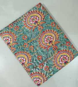 Breathable Hand Block Printed 100%Cotton Fabric Handcrafted Jaipur Heritage Traditional Eco Friendly Block Print Cotton Fabric - Product Image 2