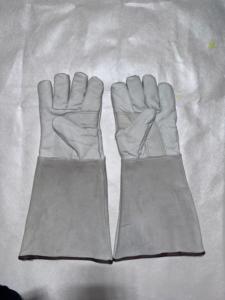 Guantes de soldadura Mig Tig resistentes al calor de cuero de vaca de alta calidad de 14 pulgadas y 16 pulgadas de largo - Product Image 3