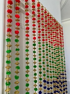 Pom Pom Hanging Strings for Haldi Mehandi and Sangeet Garden Party Decor Indoor and Outdoor Backdrops Event Weddings Backdrop - Product Image 6