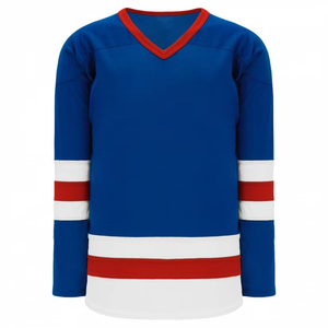 New Blank Style Free Sample Ice Hockey Jersey <b>High</b> Quality Polyester Ice Hockey Jersey with Sublimation <b>Printing</b> - Product Image 2