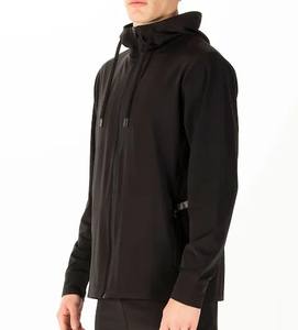 Nouveau design de sweat à capuche à fermeture éclair complète avec deux poches à manches longues couleur noire vêtements d'entraînement esthétique, confort de streetwear au quotidien - Product Image 3