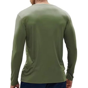 Nouvelle chemise de pêche pour homme sur mesure, taille plus, UPF50 - Respirante, séchage rapide, légère, manches longues, jersey avec tissu en spandex/polyester - Product Image 4