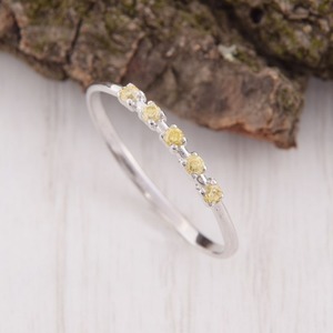 เครื่องประดับแหวนคลาสสิกสำหรับผู้หญิงเครื่องประดับเงินสไตล์ Boho 925เงินสเตอร์ลิงซิทรินพลอยแฮนด์เมดของขวัญสำหรับภรรยา - Product Image 4