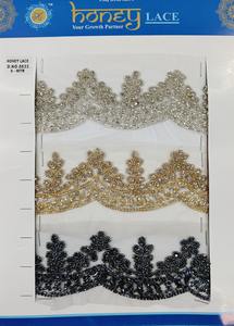 Elegant Intricate Embroidery Brooch Lace Decorative Trim for <b>Clothing</b> <b>and</b> Fashion <b>Accessory</b> Embellishments - Product Image 2