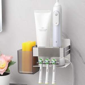 Portacepillos de Dientes de Metal Contemporáneo para Hogares Urbanos que Mejora la Limpieza del Baño y el Aspecto Moderno - Product Image 6