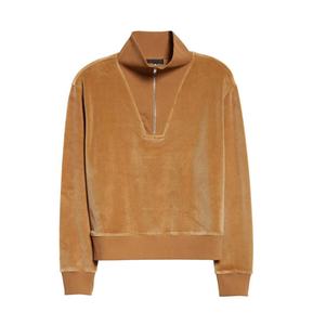 Ensembles de sweats à capuche personnalisés en strass Ensemble de 2 pièces en velours de coton Jogger Survêtements en velours pour femme Survêtement avec capuche pour femmes 2026 - Product Image 4