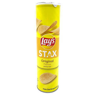 Croustilles de pommes de terre Lays Stax au piment fort 105g Croustilles de pommes de terre Lays Stax au barbecue Emballées dans des boîtes pratiques et luxueuses faciles à transporter - Product Image 5