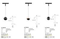 Lampe suspendue ronde à LED minimaliste, luminaire suspendu moderne pour salle à manger, lustres, luminaires suspendus au plafond