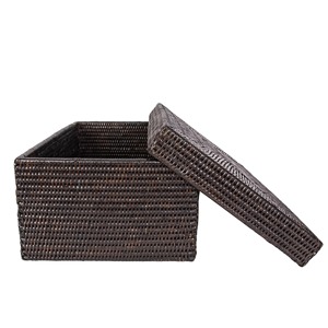 Rectangular <b>Storage</b> <b>Box</b> with Lid Handmade <b>Storage</b> <b>Box</b> Eco-Friendly Natural Home and Home Decor Wholesale from Vietnam - Product Image 3