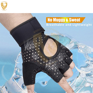 Soporte de muñeca Gimnasio Entrenamiento Fitness Guantes de entrenamiento Guantes de levantamiento de pesas para ejercicio pesado Culturismo Logotipo personalizado - Product Image 4