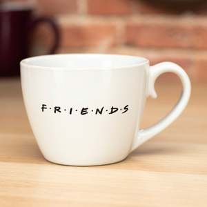 Taza de Cappuccino de Gres Moderna con Diseño Personalizado de Central Perk y Logotipo, Apta para Microondas y con Estilo para Uso Personalizado - Product Image 4