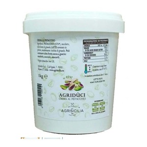 Buena Venta de crema de pistacho, Cubo de 1 kg, pasta de nueces de 45 por ciento para untar para postres, pastelerías, confitería - Product Image 1