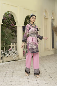 Vestido paquistaní cosido con todos los tamaños disponibles 100% Pure Lawn moda mujer verano Casual y ropa de fiesta personalizado Maxi - Product Image 3