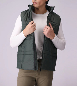 Chaleco de Invierno para Hombre, Chaqueta sin Mangas, Ligero, Informal para Exteriores, Ropa de Trabajo, Viajes, Senderismo, Cortavientos, Transpirable de Algodón - Product Image 1