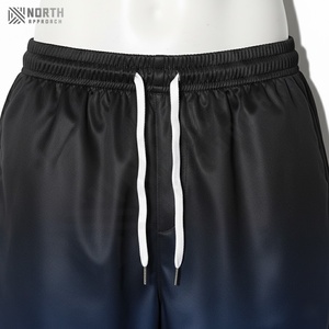Pantalones Cortos Deportivos de Verano para Hombre, con Logotipo Personalizado de Fábrica, Moda Urbana, Tendencia Deportiva, Algodón Lavado y Elastano, para Gimnasio y Fitness - Product Image 4
