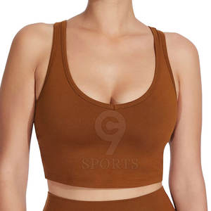 OEM Activewear Sujetador deportivo personalizado diseño sin costuras para gimnasio entrenamiento Yoga Fitness sujetador proveedor - Product Image 1