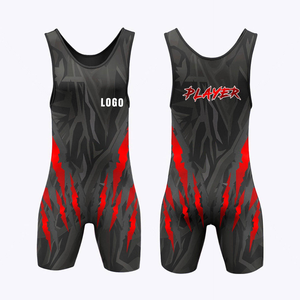 Men Wrestling Singlet Custom Printing Wrestling Uniform Factory <b>Direct</b> Supply High Quality Wrestling Uniform - Product Image 5