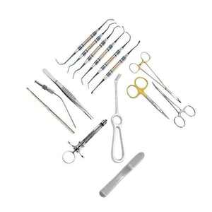 Instrumental Quirúrgico para Ombligo, Juego de 17 Piezas para Elevación de Seno Dental, Instrumental Quirúrgico de Accionamiento Manual con Certificación CE - Product Image 6