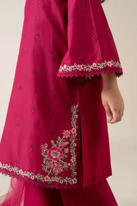 Salwar Kameez ethnique mignon pour adultes et filles, élégant, fait à la main, traditionnel, pour les fêtes d'hiver, vêtements décontractés, respirant, confortable - Product Image 5