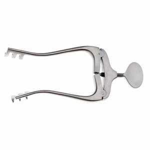 Écarteur auto-retenu Jansen 11.5cm 3x3 dents émoussées, instrument en acier inoxydable pour tissus mous et procédures orthopédiques - Product Image 5