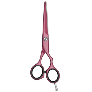 Ciseaux à cheveux 5.5 pouces Ciseaux de coiffeur en acier inoxydable Couleur marron Lames extra tranchantes Ciseaux de coupe de cheveux - Product Image 6