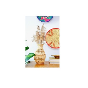 Jardinières en filet de rotin en fer faites à la main Design personnalisé Pots de fleurs d'intérieur et d'extérieur Jardinière à noyau décoratif - Product Image 2