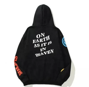 Customizable Print Sublimation Streetwear Oversized Polyester Full Face <b>Zip</b> <b>up</b> Unisex Puff Printing Men's <b>Hoodies</b> - Product Image 4