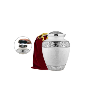 Urnas de cremación de metal para adultos de nuevo diseño Venta a granel Almacenamiento de cenizas Suministros funerarios para cremaciones - Product Image 2