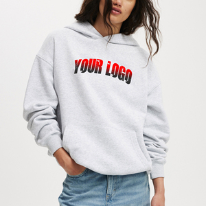 Nouvel arrivage 2025 100% coton sweats à capuche pour femmes anti-boulochage imprimé sur le devant surdimensionné anti-rides respirant Streetwear - Product Image 1
