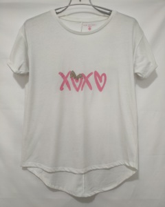 Camiseta ajustada regular personalizada de algodón 100% para mujer, ropa de verano, camisetas personalizadas de algodón para mujer - Product Image 3