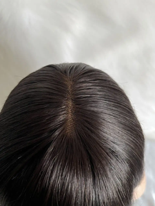 Venta al por mayor de alto rendimiento recto chino Virgen pelucas de pelo Natural Original de buena calidad para encaje frontal 10-14 pulgadas 250% pelucas - Product Image 5