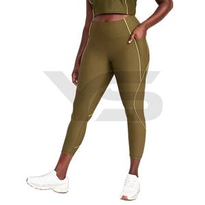 Haute qualité Yaseen & Sons sport femmes athlétique Gym Leggings décontracté taille moyenne multicolore vêtements de Yoga - Product Image 1