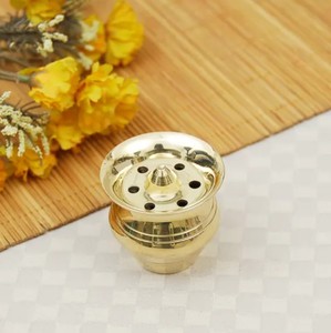 Agardan Kalash de latón pulido para decoración del hogar para exhibición de varitas de incienso Festival de Diwali artesanías de Metal elegantes regalos de devolución - Product Image 1