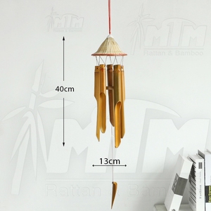 กระดิ่งลมไม้ไผ่เวียดนามทรงสี่เหลี่ยมผืนผ้าเป็นมิตรกับสิ่งแวดล้อมพร้อมของขวัญที่มีความหมายและอ่อนโยน - Product Image 5