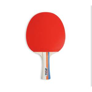 Raquette de tennis de table Stag Iconic 5 étoiles professionnelle durable à poignée droite avec caoutchouc à picots vers l'extérieur en bois et fibre de carbone 156x150mm - Product Image 5
