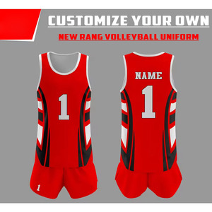 ชุดวอลเลย์บอลแบบยูนิเซ็กซ์ สวมใส่สบาย ดีไซน์พิมพ์ลายแบบรีดร้อน ปรับแต่งได้ตามต้องการ ขายดี แห้งเร็ว น้ำหนัก 180 กรัม ผ้า 100% - Product Image 3