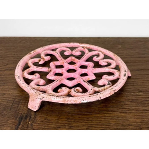 Vintage Solid Brass <b>Trivet</b> Elegant Decorative Holder for Kitchen Dining Table Mid Century Home Decor Modern Virginia Protector - Product Image 5