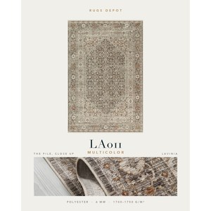 พรมโพลีเอสเตอร์ขายส่ง LAVINIA LA011 หลายสี ผลิตด้วยเครื่องจักร พรมตุรกี สำหรับห้องนั่งเล่น โครงการโรงแรม - Product Image 2